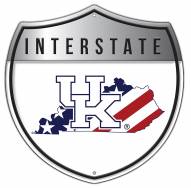 Kentucky Wildcats 12" Patriotic Interstate Metal Sign