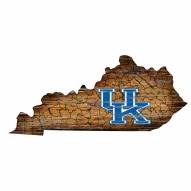 Kentucky Wildcats 12" Roadmap State Sign