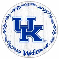 Kentucky Wildcats 12" Welcome Circle Sign