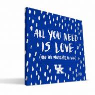 Kentucky Wildcats 12" x 12" All You Need Canvas Print