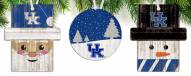 Kentucky Wildcats 3-Pack Christmas Ornament Set