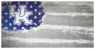 Kentucky Wildcats 6" x 12" Flag Sign