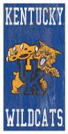 Kentucky Wildcats 6" x 12" Heritage Logo Sign