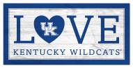 Kentucky Wildcats 6" x 12" Love Sign