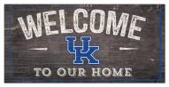 Kentucky Wildcats 6" x 12" Welcome Sign