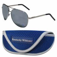 Kentucky Wildcats Aviator Sunglasses and Sports Case