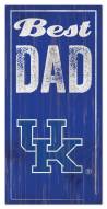 Kentucky Wildcats Best Dad Sign