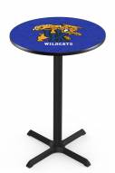 Kentucky Wildcats Black Wrinkle Bar Table with Cross Base