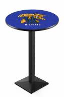 Kentucky Wildcats Black Wrinkle Pub Table with Square Base