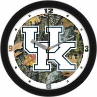 Kentucky Wildcats Camo Wall Clock