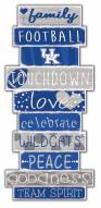 Kentucky Wildcats Celebrations Stack Sign