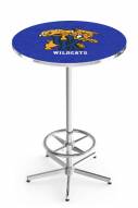 Kentucky Wildcats Chrome Bar Table with Foot Ring