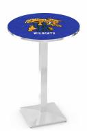 Kentucky Wildcats Chrome Bar Table with Square Base