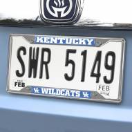 Kentucky Wildcats Chrome Metal License Plate Frame