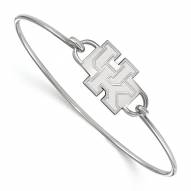 Kentucky Wildcats Sterling Silver Wire Bangle Bracelet