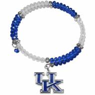 Kentucky Wildcats Crystal Memory Wire Bracelet