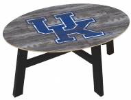 Kentucky Wildcats Distressed Wood Coffee Table