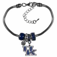Kentucky Wildcats Euro Bead Bracelet