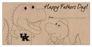 Kentucky Wildcats Father's Day Coloring Sign
