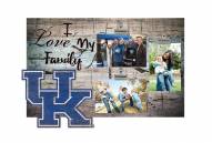 Kentucky Wildcats I Love My Family Clip Frame