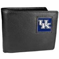 Kentucky Wildcats Leather Bi-fold Wallet in Gift Box