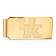 Kentucky Wildcats Sterling Silver Gold Plated Money Clip