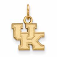 Kentucky Wildcats NCAA Sterling Silver Gold Plated Extra Small Pendant