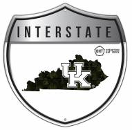 Kentucky Wildcats OHT Camo Metal 12" Interstate Sign