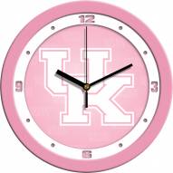 Kentucky Wildcats Pink Wall Clock