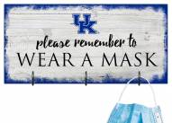 Kentucky Wildcats Please Wear Your Mask Sign