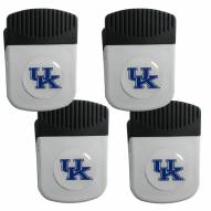 Kentucky Wildcats 4 Pack Chip Clip Magnet with Bottle Opener