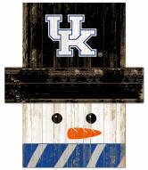 Kentucky Wildcats Snowman Head Sign