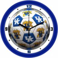 Kentucky Wildcats Soccer Wall Clock