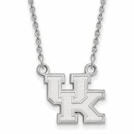 Kentucky Wildcats Sterling Silver Small Pendant Necklace