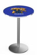 Kentucky Wildcats Stainless Steel Bar Table with Round Base