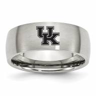 Kentucky Wildcats Stainless Steel Laser Etch Ring