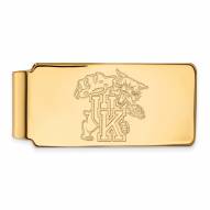 Kentucky Wildcats Sterling Silver Gold Plated Money Clip