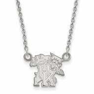 Kentucky Wildcats Sterling Silver Small Pendant Necklace
