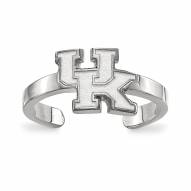 Kentucky Wildcats Sterling Silver Toe Ring