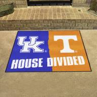 Kentucky Wildcats/Tennessee Volunteers House Divided Mat