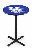 Kentucky Wildcats "UK" Black Bar Table with Cross Base