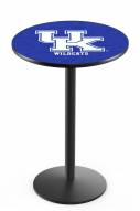 Kentucky Wildcats "UK" Black Bar Table with Round Base