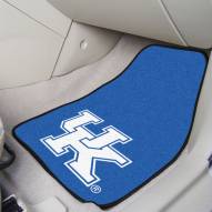 Kentucky Wildcats "UK" 2-Piece Carpet Car Mats