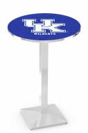 Kentucky Wildcats "UK" Chrome Bar Table with Square Base