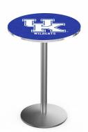 Kentucky Wildcats "UK" Stainless Steel Bar Table with Round Base