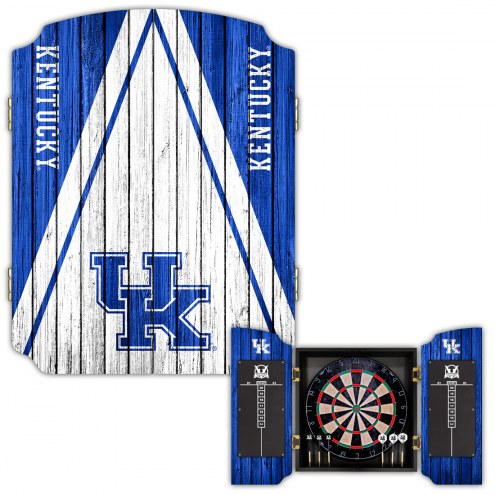 Kentucky Wildcats Dartboard Cabinet