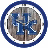 Kentucky Wildcats Weathered Wall Clock