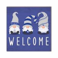 Kentucky Wildcats Welcome Gnomes 10" x 10" Sign