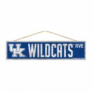 Kentucky Wildcats Wood Avenue Sign