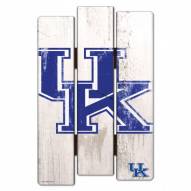 Kentucky Wildcats Wood Fence Sign